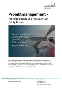 thumbnail of Projektmanagement
